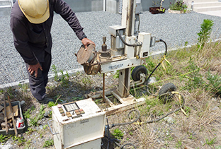 地震に耐えられる土地なのかなどきちんと調査します